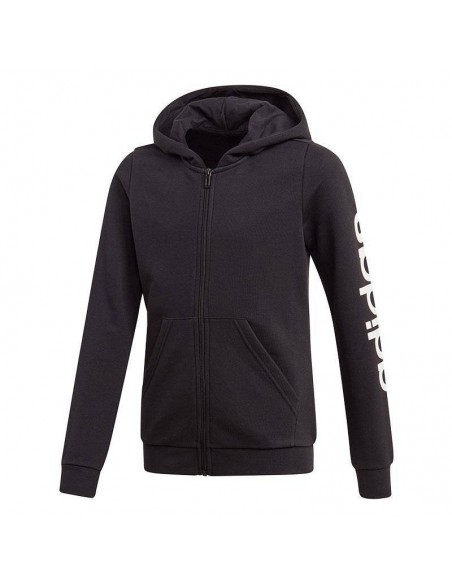 ADIDAS CHAQUETA LINEAR NEGRO JUNIOR ADIDAS CHAQUETA LINEAR NEGRO JUNIOR