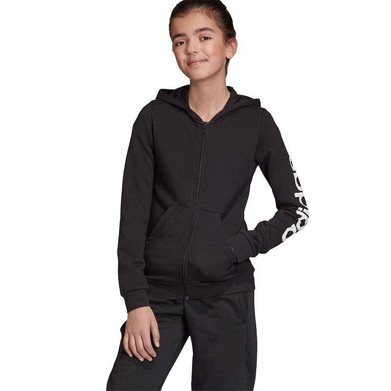 ADIDAS CHAQUETA LINEAR NEGRO JUNIOR