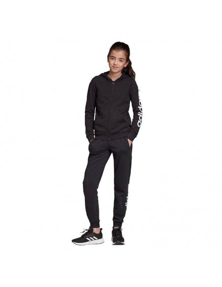 ADIDAS CHAQUETA LINEAR NEGRO JUNIOR ADIDAS CHAQUETA LINEAR NEGRO JUNIOR