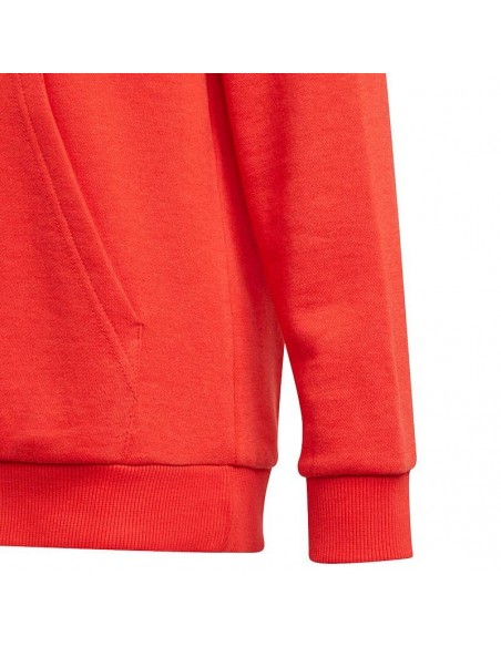 ADIDAS SUDADERA CON CAPUCHA ESSENTIALS ROJO JUNIOR ADIDAS SUDADERA CON CAPUCHA ESSENTIALS ROJO JUNIOR