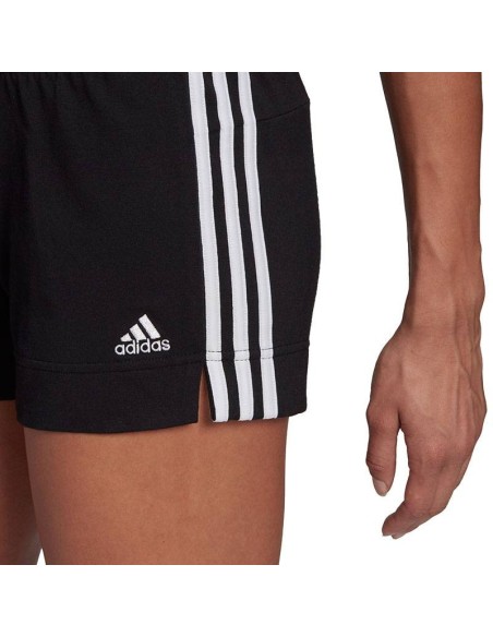 ADIDAS SHORT SLIM 3 STRIPES ESSENTIALS NEGRO MUJER ADIDAS SHORT SLIM 3 STRIPES ESSENTIALS NEGRO MUJER
