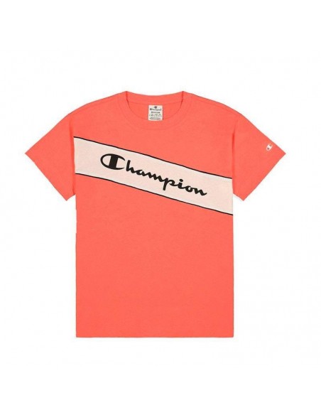 CHAMPION CAMISETA CUELLO CAJA ROJO MUJER CHAMPION CAMISETA CUELLO CAJA ROJO MUJER