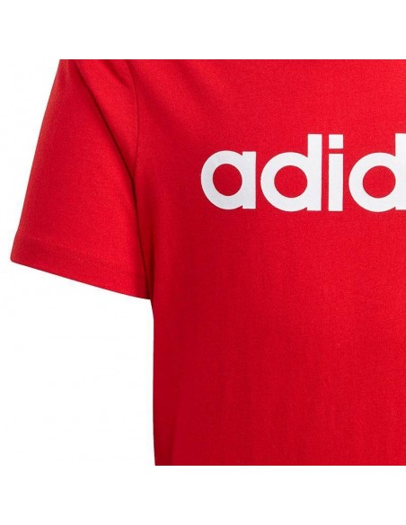 ADIDAS CAMISETA ESSENTIALS LINEAR LOGO ROJO JUNIOR ADIDAS CAMISETA ESSENTIALS LINEAR LOGO ROJO JUNIOR