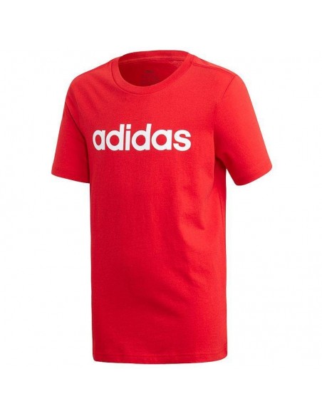 ADIDAS CAMISETA ESSENTIALS LINEAR LOGO ROJO JUNIOR ADIDAS CAMISETA ESSENTIALS LINEAR LOGO ROJO JUNIOR