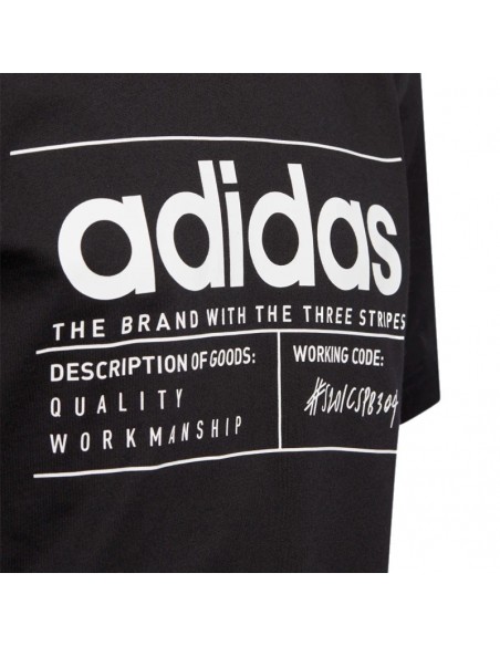 ADIDAS YB BB TEE NEGRO JUNIOR ADIDAS YB BB TEE NEGRO JUNIOR
