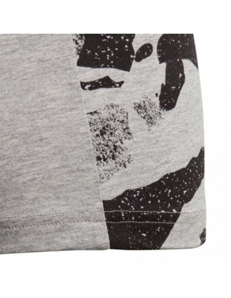 ADIDAS CAMISETA ESENTIALS ALLOVER GRIS JUNIOR ADIDAS CAMISETA ESENTIALS ALLOVER GRIS JUNIOR