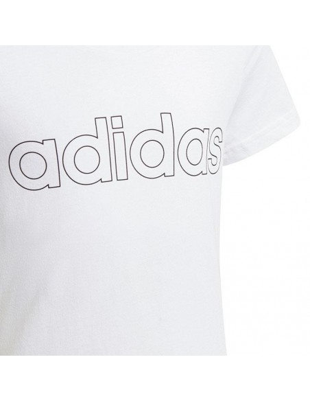 ADIDAS CAMISETA ESSENTIALS BLANCO JUNIOR ADIDAS CAMISETA ESSENTIALS BLANCO JUNIOR