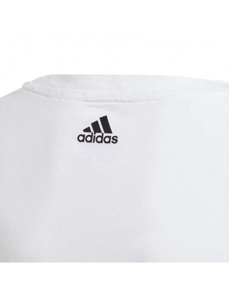 ADIDAS CAMISETA ESSENTIALS BLANCO JUNIOR ADIDAS CAMISETA ESSENTIALS BLANCO JUNIOR