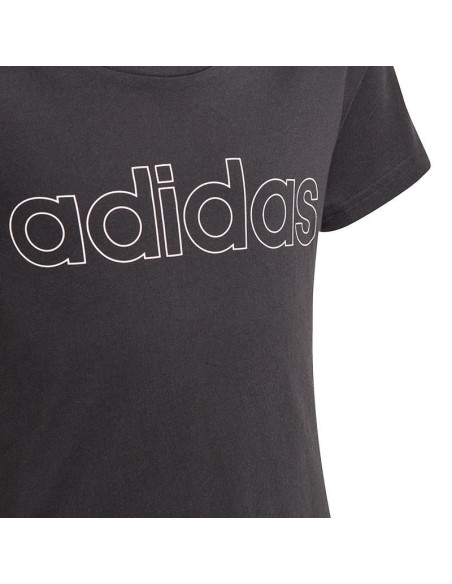 ADIDAS CAMISETA ESSENTIALS LOGO NEGRO JUNIOR ADIDAS CAMISETA ESSENTIALS LOGO NEGRO JUNIOR