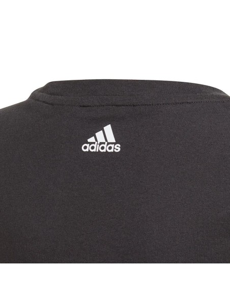 ADIDAS CAMISETA ESSENTIALS LOGO NEGRO JUNIOR ADIDAS CAMISETA ESSENTIALS LOGO NEGRO JUNIOR