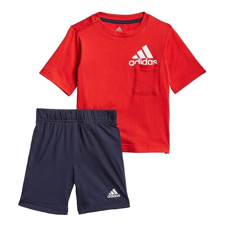 ADIDAS CONJUNTO I BOS SUM ROJO AZUL NIÑO