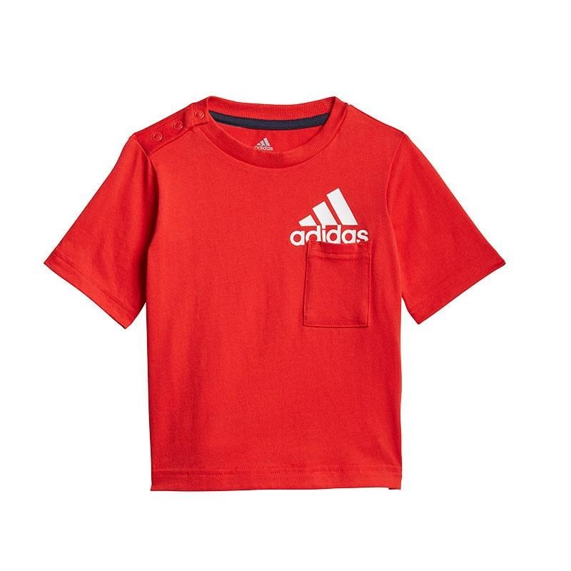 ADIDAS CONJUNTO I BOS SUM ROJO AZUL NIÑO 2