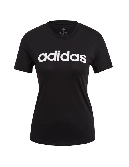 ADIDAS CAMISETA ESSENTIALS SLIM LOGO NEGRO MUJER