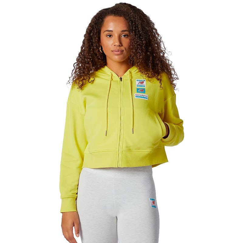NEW BALANCE CHAQUETA ESSENTIALS FIELD DAY AMARILLO MUJER