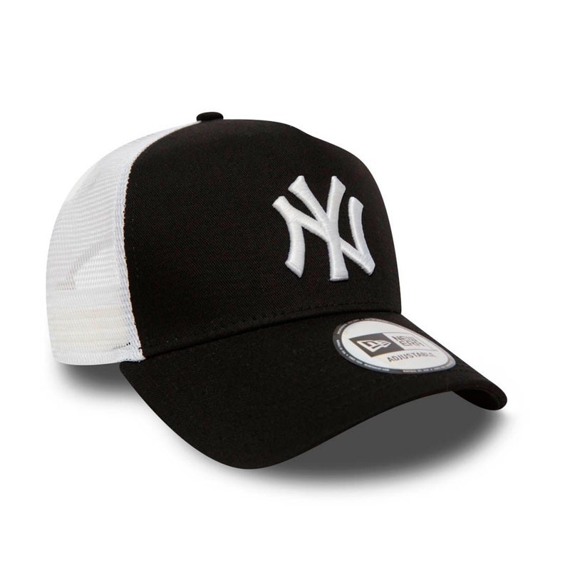 NEW ERA GORRA TRUCKER NEW YORK YANKEES NEGRO BLANCO