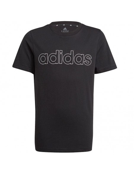 ADIDAS CAMISETA ESSENTIALS LOGO NEGRO JUNIOR ADIDAS CAMISETA ESSENTIALS LOGO NEGRO JUNIOR