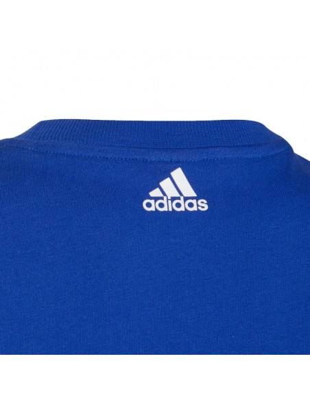 ADIDAS CAMISETA ESSENTIALS LOGO AZUL JUNIOR ADIDAS CAMISETA ESSENTIALS LOGO AZUL JUNIOR