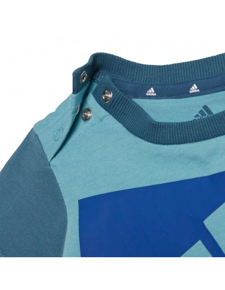 ADIDAS CONJUNTO ESSENTIALS AZUL GRIS BEBÉ ADIDAS CONJUNTO ESSENTIALS AZUL GRIS BEBÉ