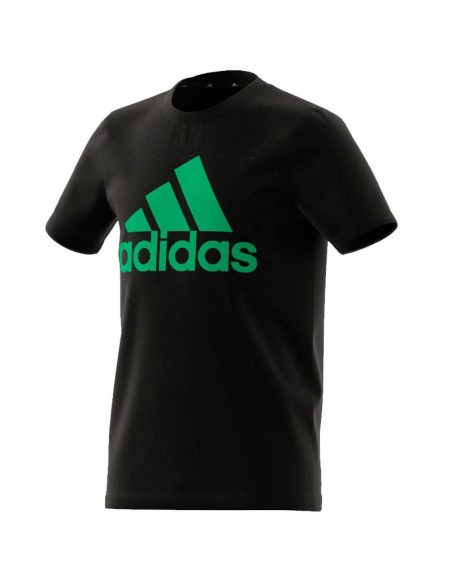 ADIDAS CAMISETA ESSENTIALS NEGRO VERDE JUNIOR