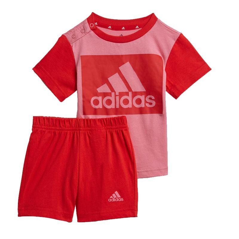ADIDAS CONJUNTO ESSENTIALS ROJO BEBÉ