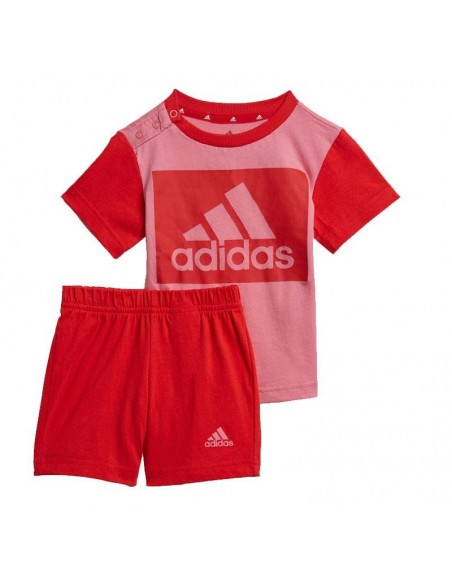 ADIDAS CONJUNTO ESSENTIALS ROJO BEBÉ ADIDAS CONJUNTO ESSENTIALS ROJO BEBÉ