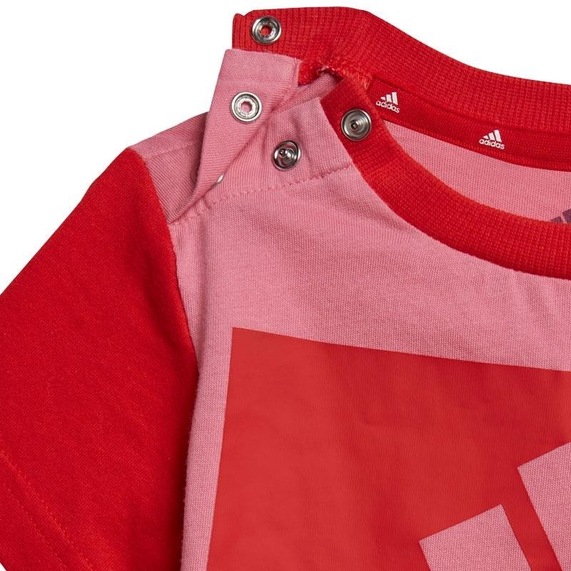 ADIDAS CONJUNTO ESSENTIALS ROJO BEBÉ 2