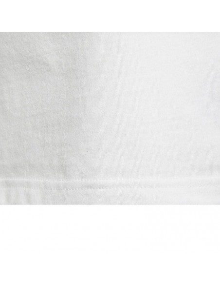 ADIDAS CAMISETA ESSENTIALS LOGO BLANCO NEGRO JUNIOR