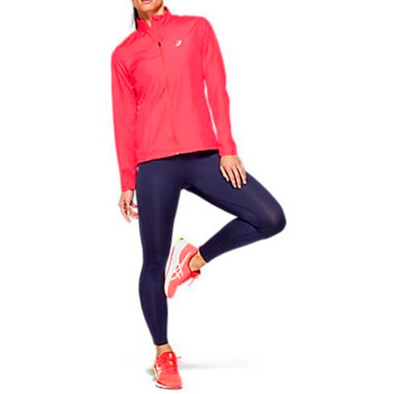 ASICS CHAQUETA CORE ROSA MUJER 2
