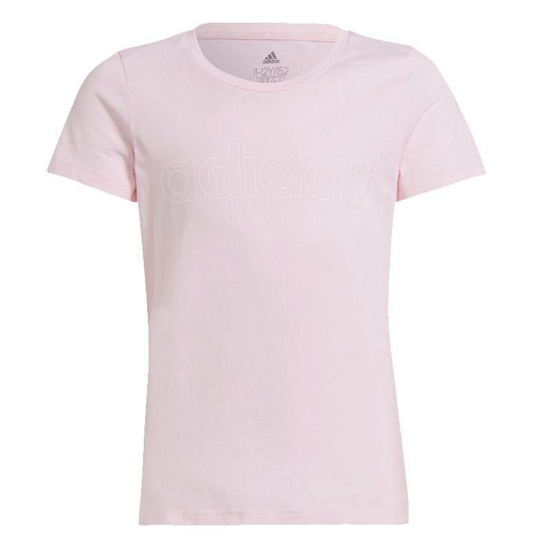 ADIDAS CAMISETA ESSENTIALS LOGO AZUL ROSA JUNIOR