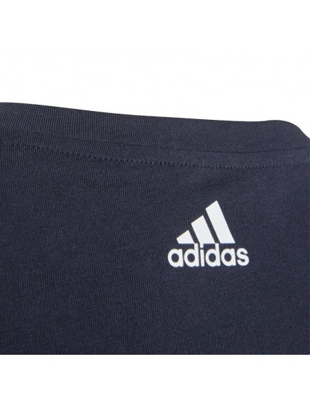 ADIDAS CAMISETA ESSENTIALS LOGO AZUL MARINO JUNIOR ADIDAS CAMISETA ESSENTIALS LOGO AZUL MARINO JUNIOR