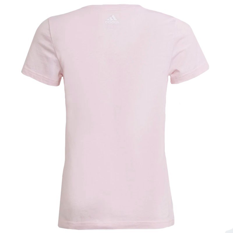 ADIDAS CAMISETA ESSENTIALS LOGO AZUL ROSA JUNIOR 2