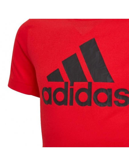 ADIDAS CAMISETA AEROREADY PRIMEGREEN ROJO JUNIOR