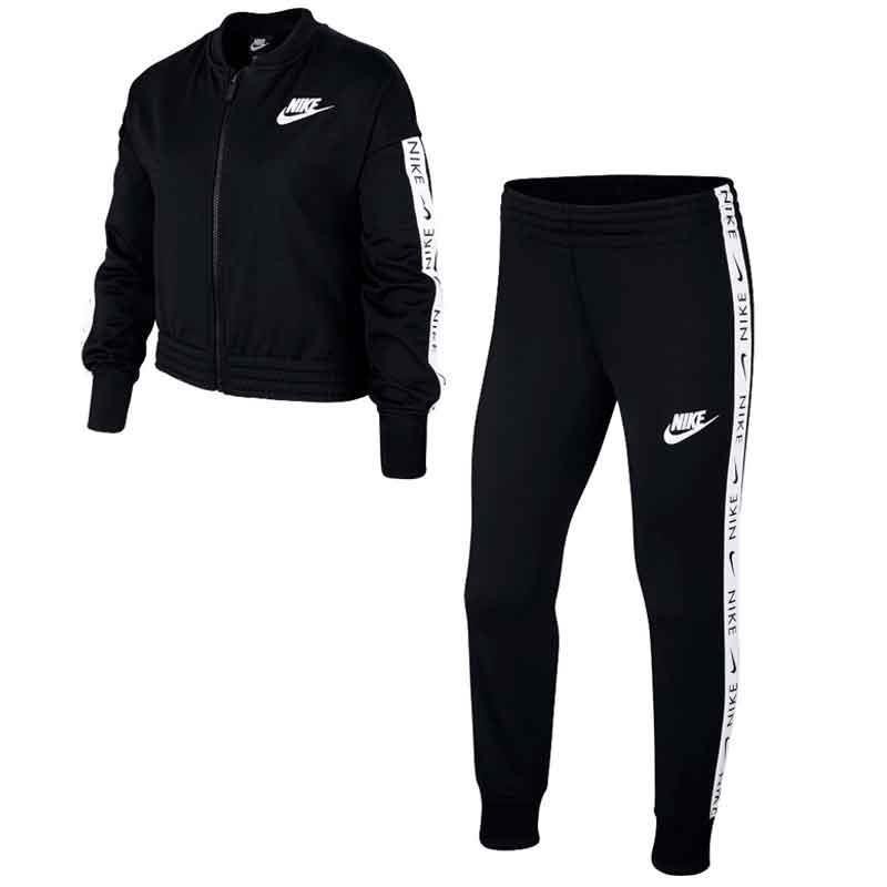 Nike Chándal Sportswear Negro Junior | Color Negro Deporte Lifestyle Genero JUNIOR TALLA TEXTIL 12-13 años