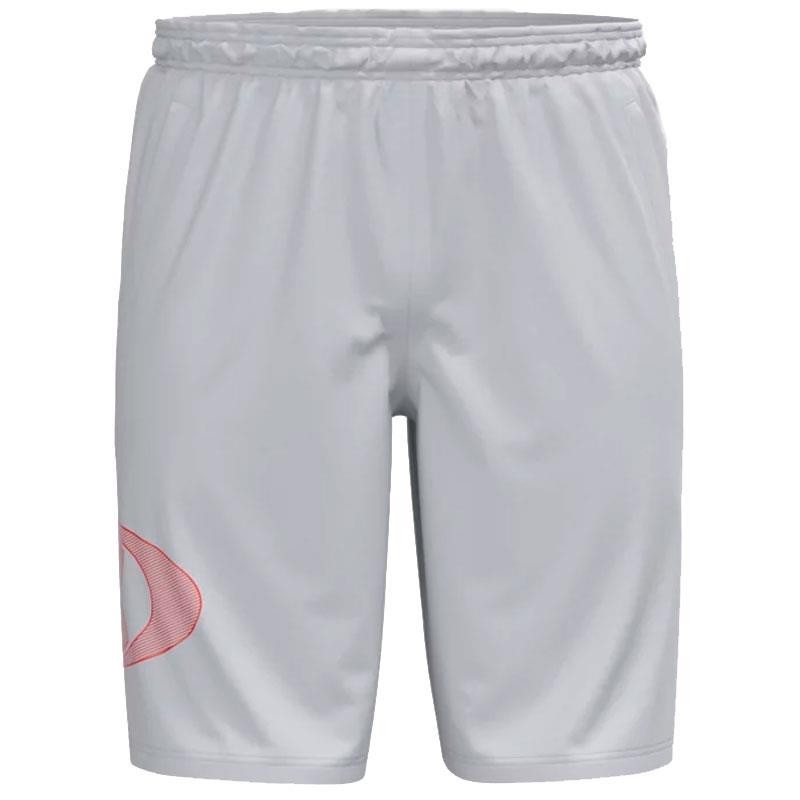 UNDER ARMOUR SHORT TECH LOCKERTAG GRIS HOMBRE