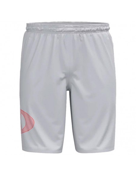 UNDER ARMOUR SHORT TECH LOCKERTAG GRIS HOMBRE