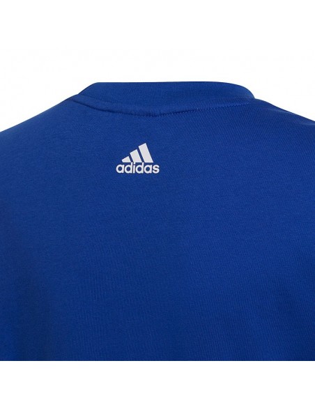 ADIDAS CAMISETA ESSENTIALS LOGO AZUL KLEIN JUNIOR