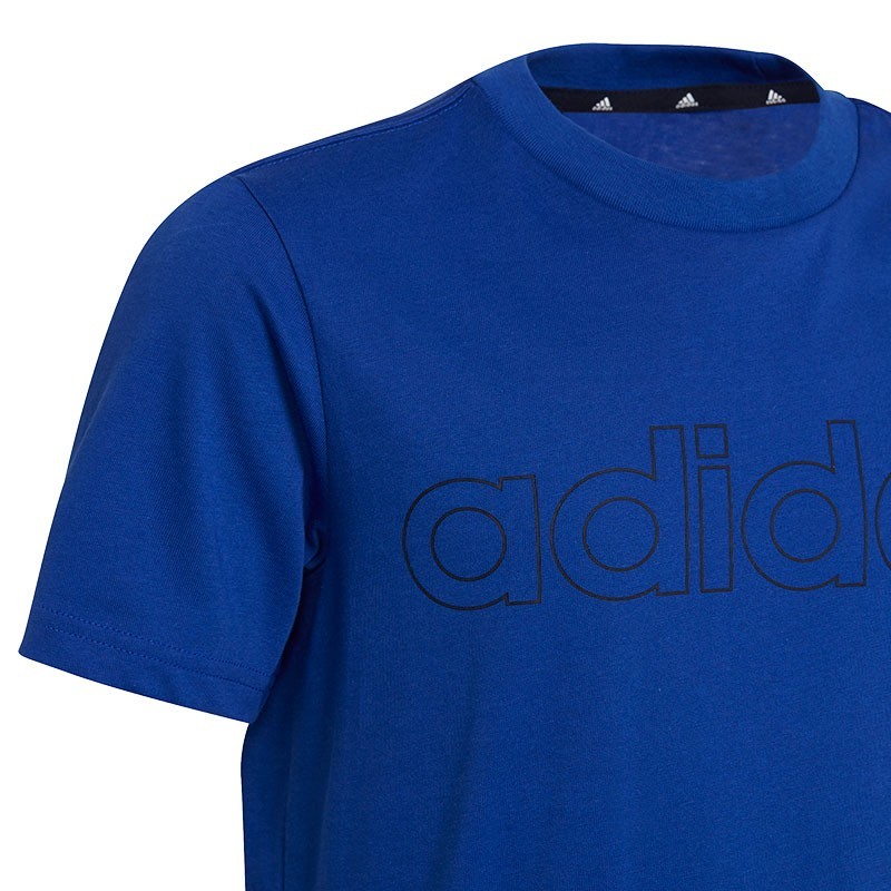 ADIDAS CAMISETA ESSENTIALS LOGO AZUL KLEIN JUNIOR 2