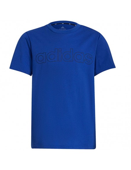 ADIDAS CAMISETA ESSENTIALS LOGO AZUL KLEIN JUNIOR