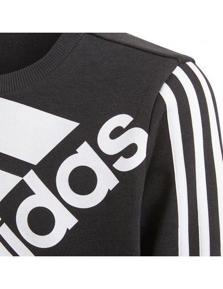 ADIDAS SUDADERA ESSENTIALS LOGO NEGRO JUNIOR ADIDAS SUDADERA ESSENTIALS LOGO NEGRO JUNIOR