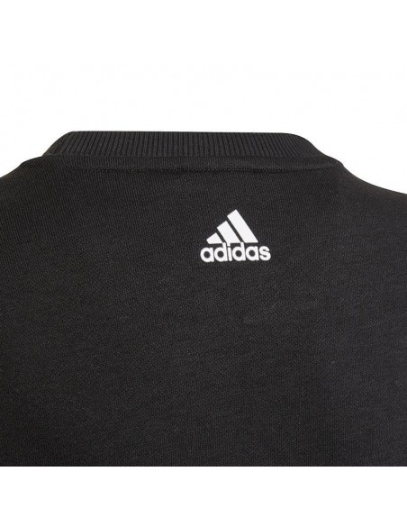 ADIDAS SUDADERA ESSENTIALS LOGO NEGRO JUNIOR ADIDAS SUDADERA ESSENTIALS LOGO NEGRO JUNIOR