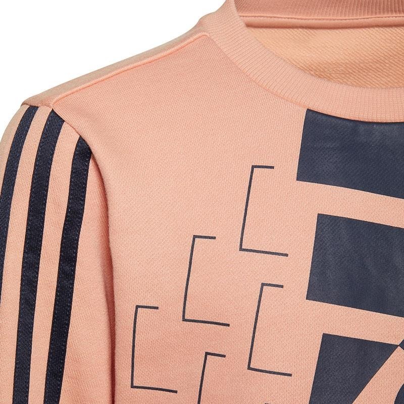 ADIDAS SUDADERA ESSENTIALS LOGO NARANJA JUNIOR 2