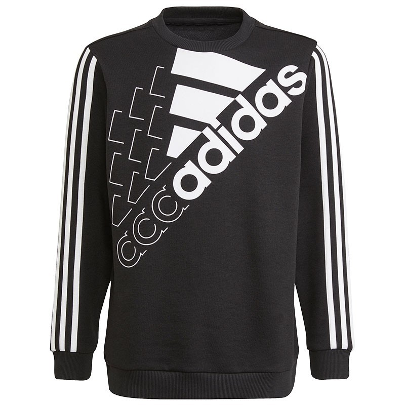 ADIDAS SUDADERA ESSENTIALS LOGO NEGRO JUNIOR