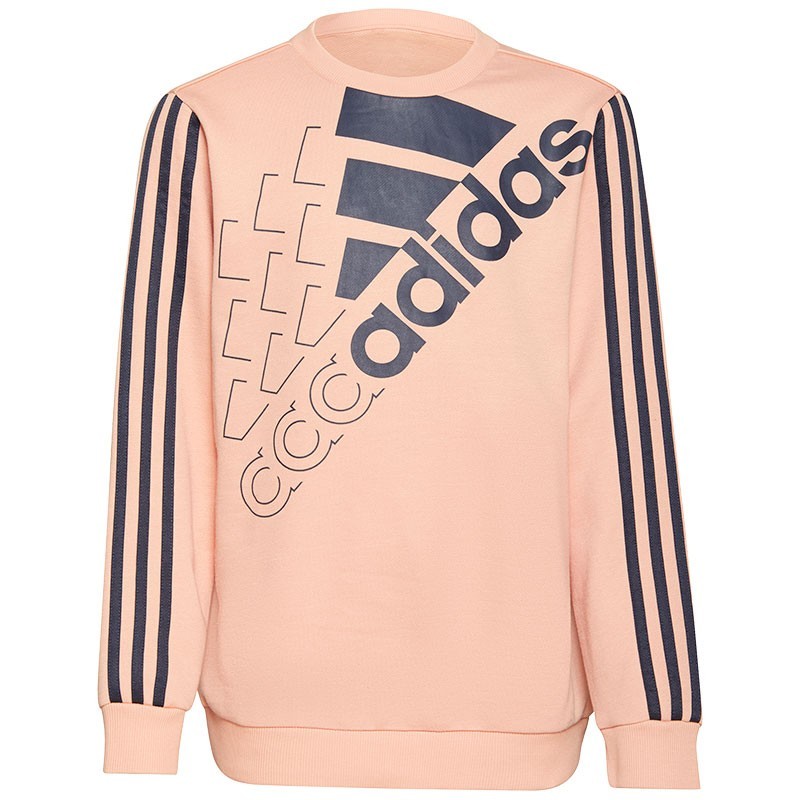 ADIDAS SUDADERA ESSENTIALS LOGO NARANJA JUNIOR