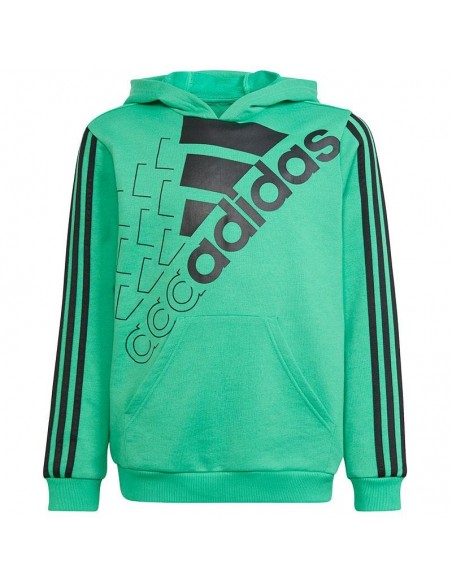 ADIDAS SUDADERA ESSENTIALS LOGO HD VERDE JUNIOR