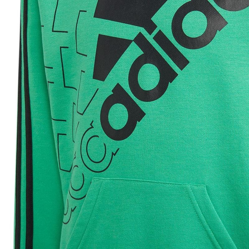 ADIDAS SUDADERA ESSENTIALS LOGO HD VERDE JUNIOR 2