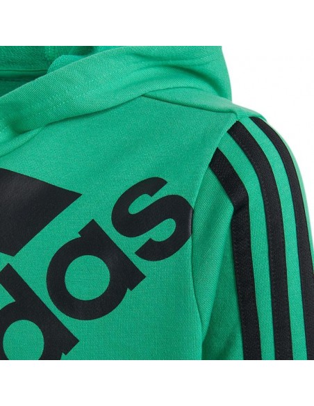 ADIDAS SUDADERA ESSENTIALS LOGO HD VERDE JUNIOR