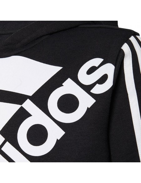 ADIDAS SUDADERA ESSENTIALS LOGO HD NEGRO JUNIOR ADIDAS SUDADERA ESSENTIALS LOGO HD NEGRO JUNIOR