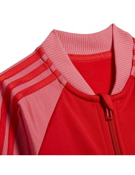 ADIDAS CHÁNDAL 3 BANDAS ROSA NIÑA