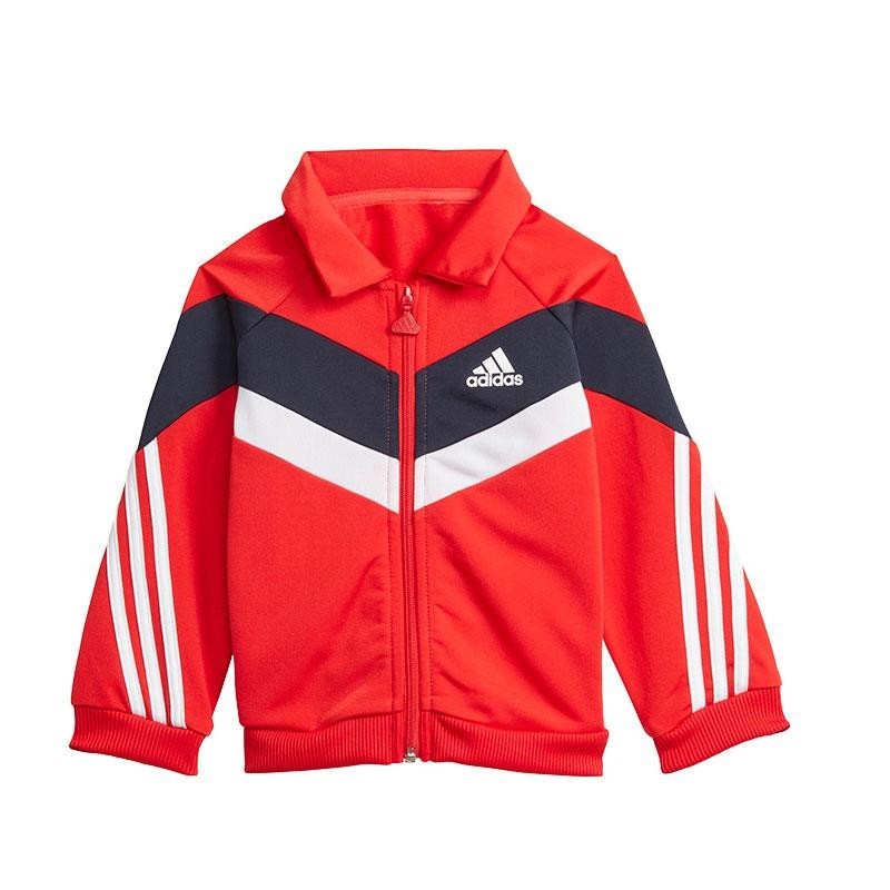 ADIDAS CHÁNDAL FUTURE ICONS SHINY ROJO NIÑO 2