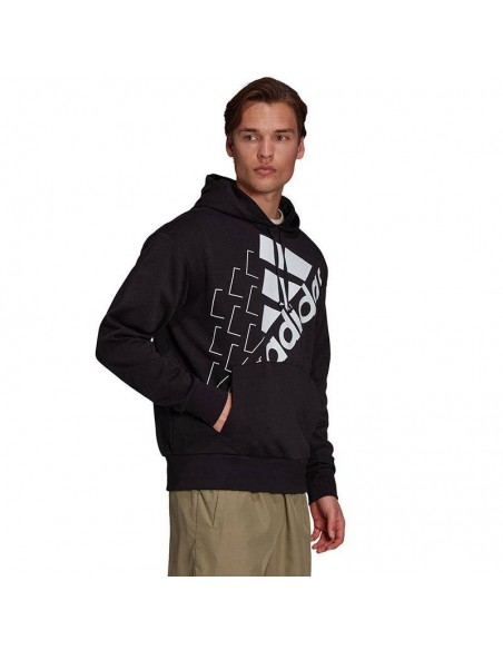 ADIDAS SUDADERA ESSENTIALS LOGO NEGRO ADIDAS SUDADERA ESSENTIALS LOGO NEGRO